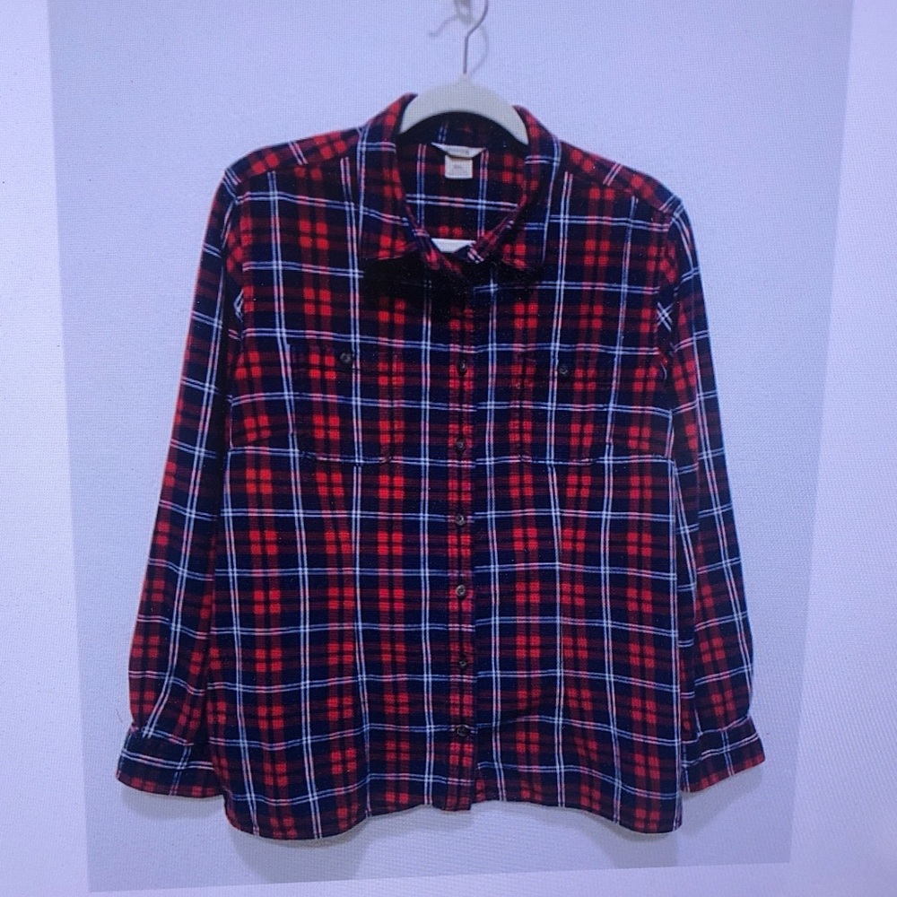 Red and Black Plaid Shirt
